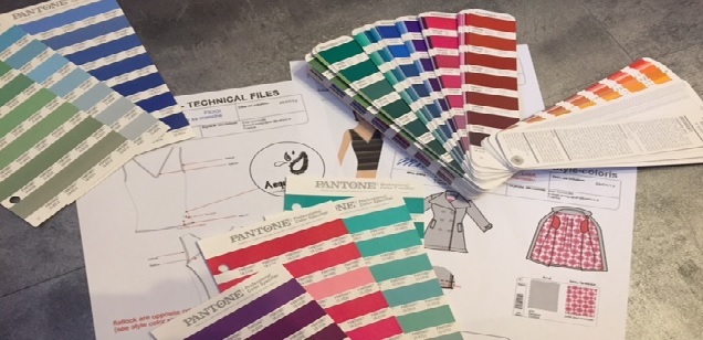 coloris pantone pour la mode styliste paris