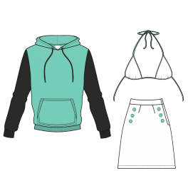 stylisme free lance collection de sport et de prêt à porter 